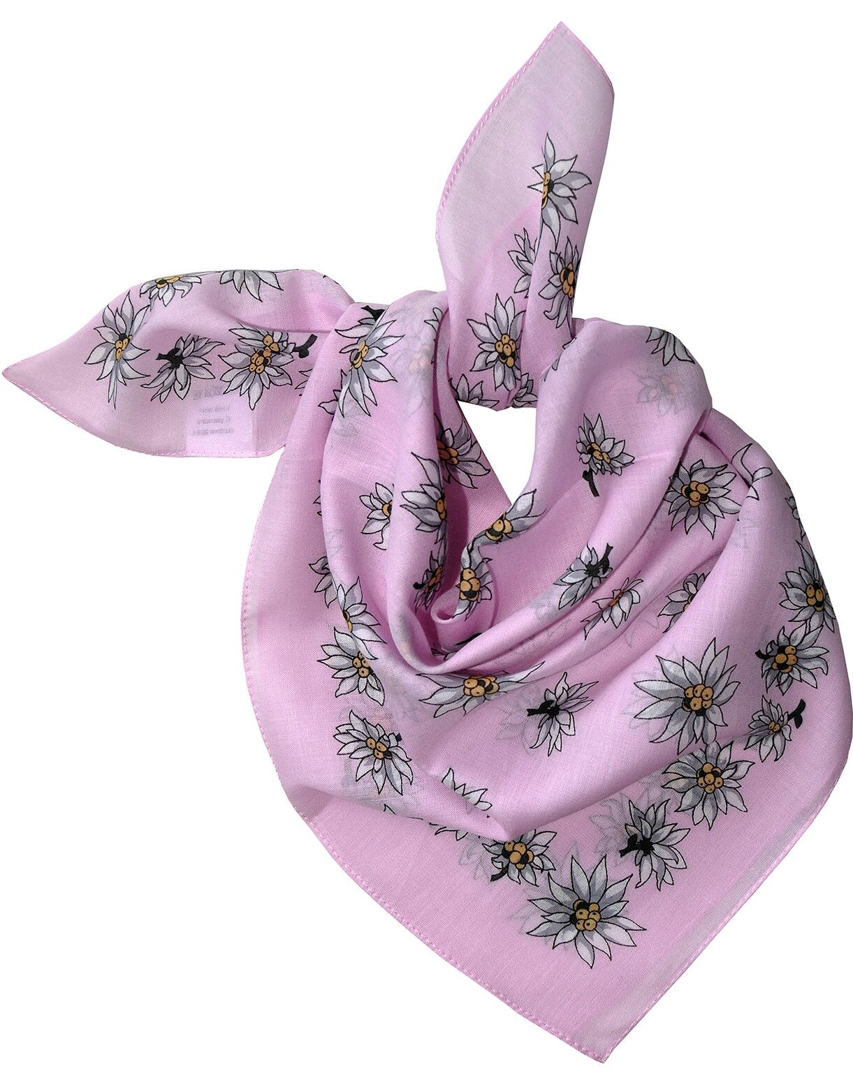 Trachtenhalstuch Nickituch Edelweiß Rosa Trachtenhalstuch Nickituch Edelweiß Rosa