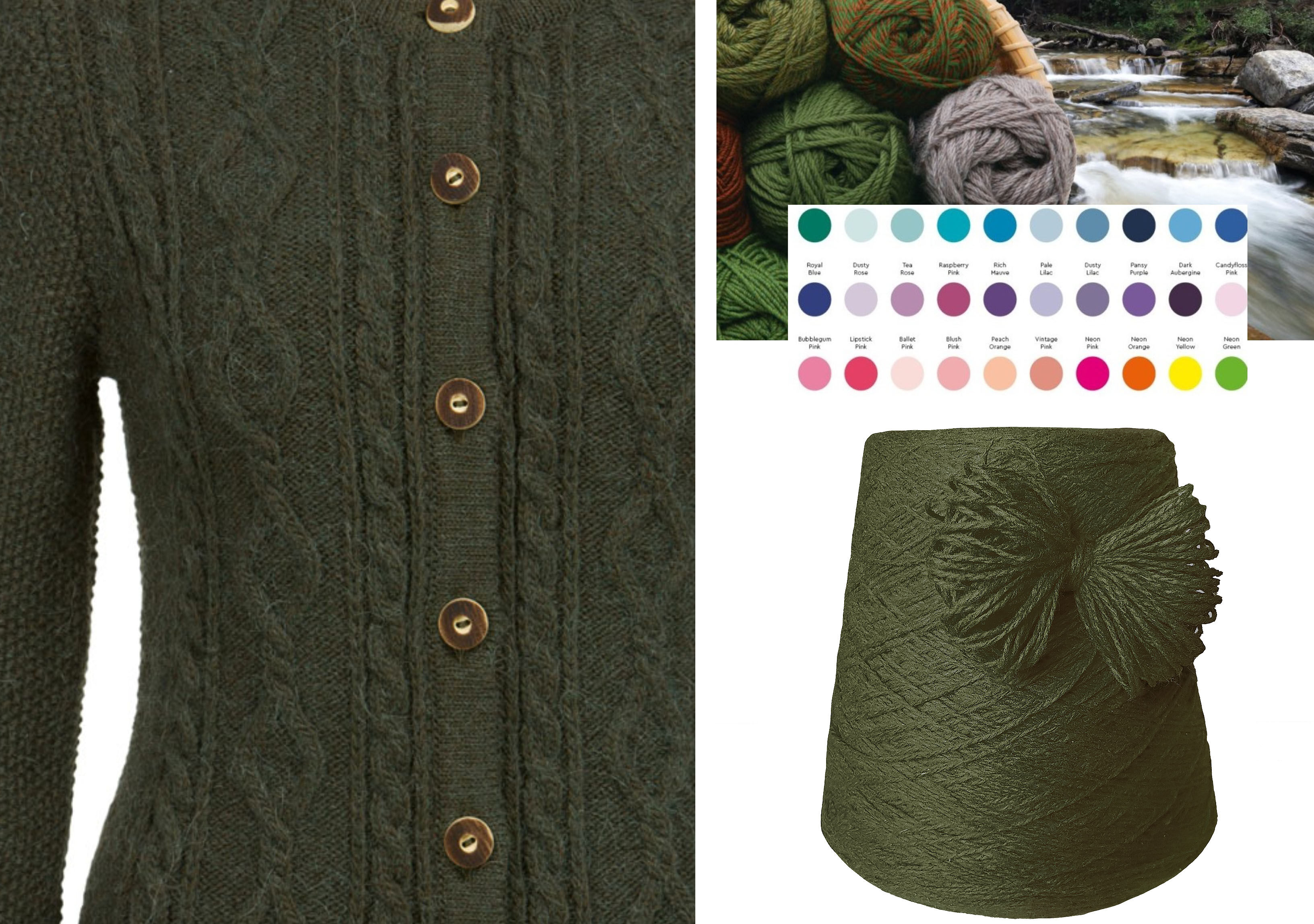 STRICKWOLLE - dicke SCHURWOLLE 1 KG Konen/1000 Gramm Grün Lodengrün STRICKWOLLE - dicke SCHURWOLLE 1 KG Konen/1000 Gramm Grün Lodengrün
