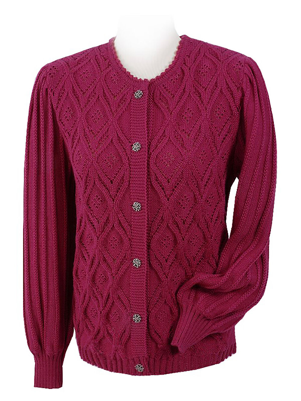 Trachtenstrickjacke Damen Dirndljacke MERINO SCHURWOLLE Pink Erika Trachtenstrickjacke Damen Dirndljacke MERINO SCHURWOLLE Pink Erika