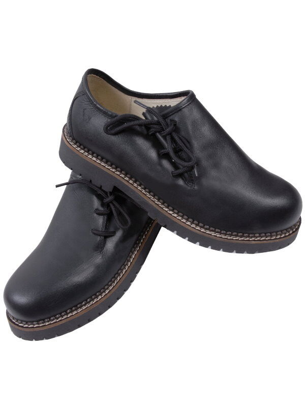 Trachtenschuhe-Haferlschuhe Herren Gustl Schwarz Trachtenschuhe-Haferlschuhe Herren Gustl Schwarz