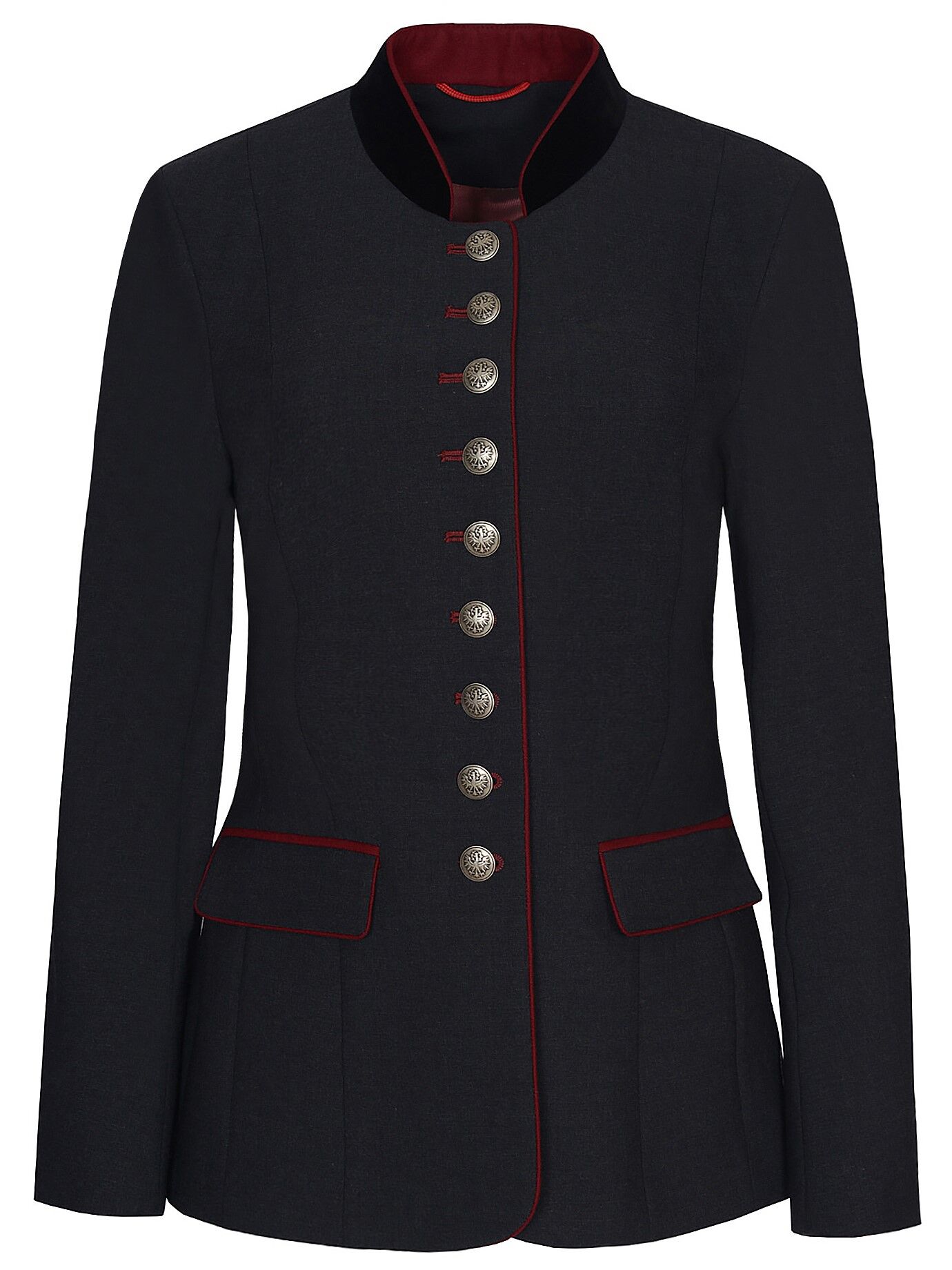 PREMIUM Trachtenblazer Gehrock Damen "MITTEL" Anthrazit-Schwarz FESTLICH PREMIUM Trachtenblazer Gehrock Damen "MITTEL" Anthrazit-Schwarz FESTLICH
