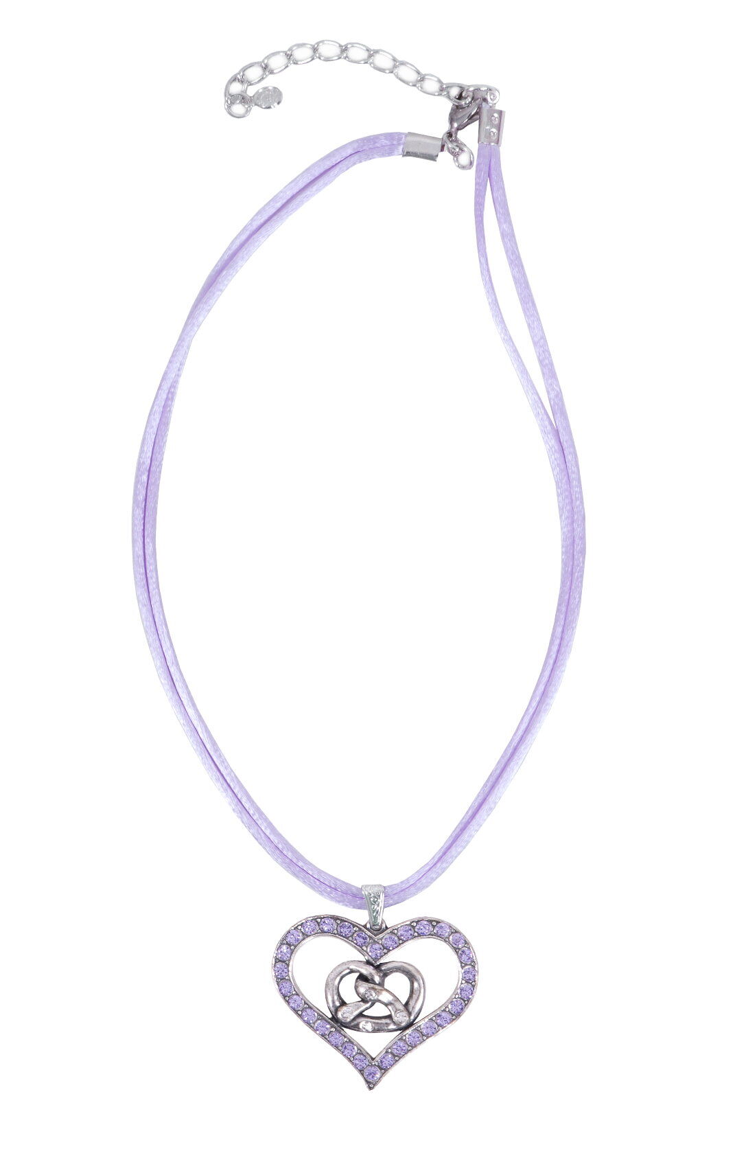 Trachtenkette Herz Breze Swarovski Kristall