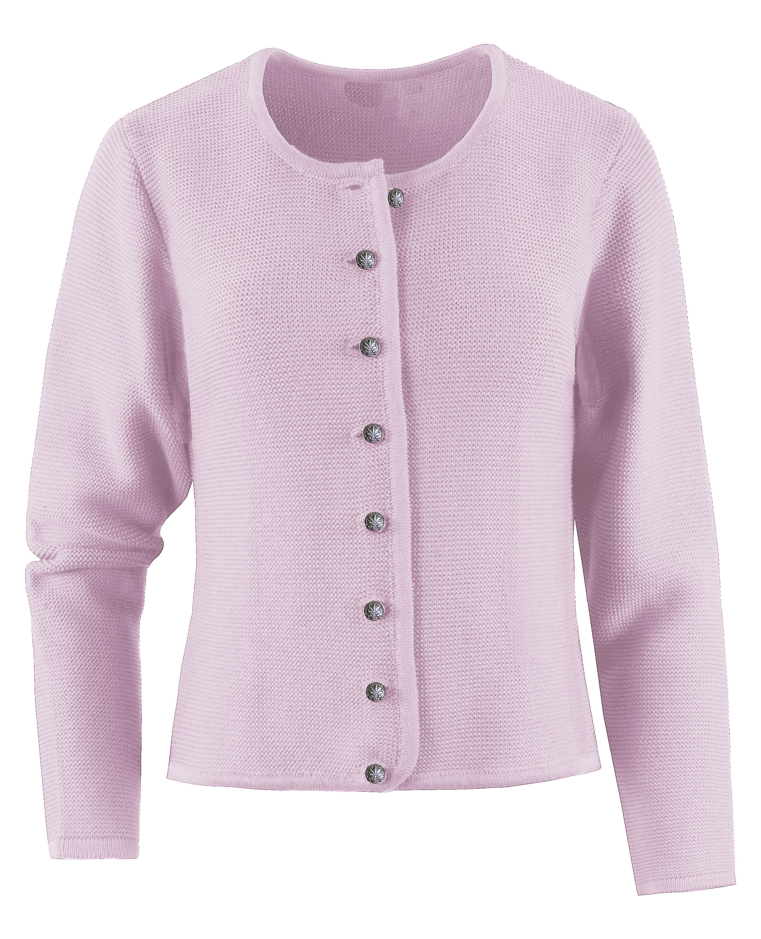 Trachtenstrickjacke Damen - kurze Dirndljacke Links-Links Schwarz  Trachtenstrickjacke Damen - kurze Dirndljacke Links-Links Schwarz