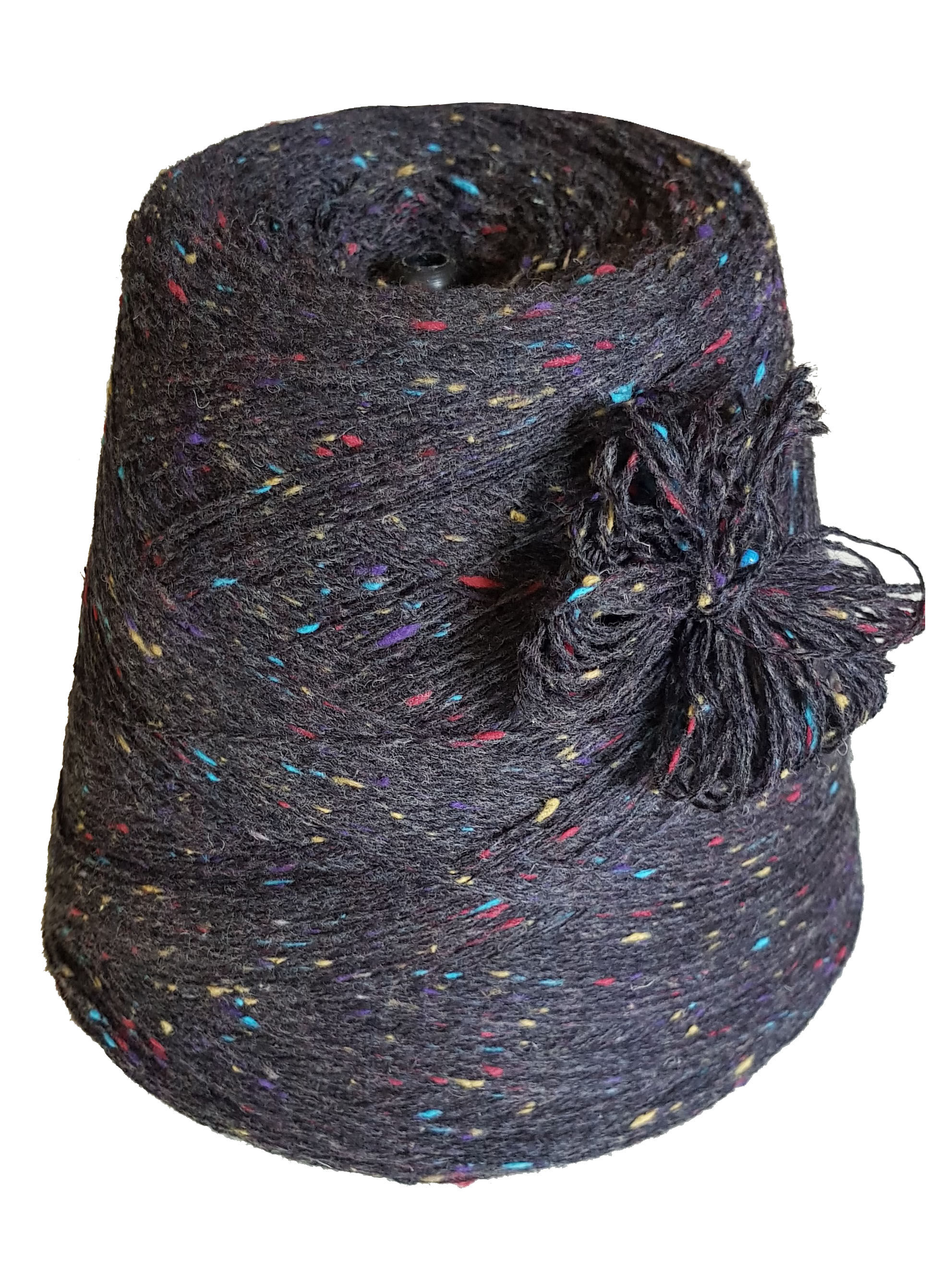 PREMIUM STRICKWOLLE - SCHURWOLLE-TWEED - 1 KG Konen/1000 Gramm  Schwarz Bunt PREMIUM STRICKWOLLE - SCHURWOLLE-TWEED - 1 KG Konen/1000 Gramm  Schwarz Bunt