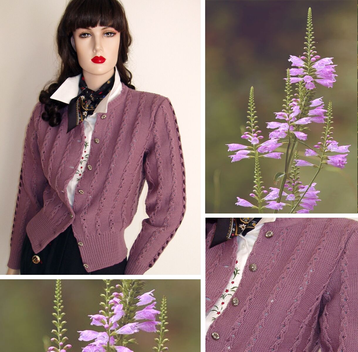Trachtenstrickjacke Damen Dirndljacke MERINO SCHURWOLLE Beere  Trachtenstrickjacke Damen Dirndljacke MERINO SCHURWOLLE Beere