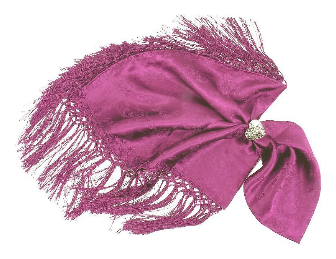 Trachtentuch Dirndltuch Seidentuch 100% Seide Pink Trachtentuch Dirndltuch Seidentuch 100% Seide Pink