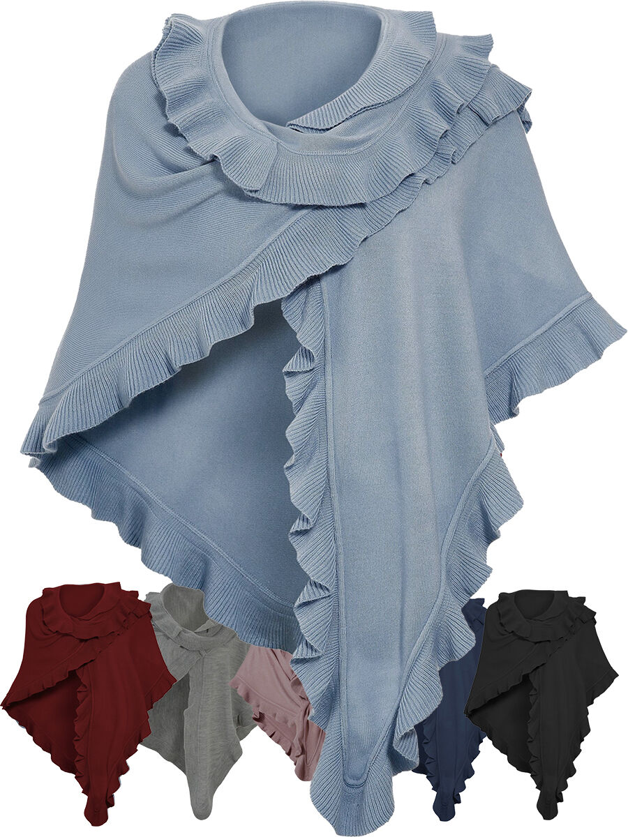Trachtenponcho Strick-Umhang zum Dirndl Trachtenponcho Strick-Umhang zum Dirndl
