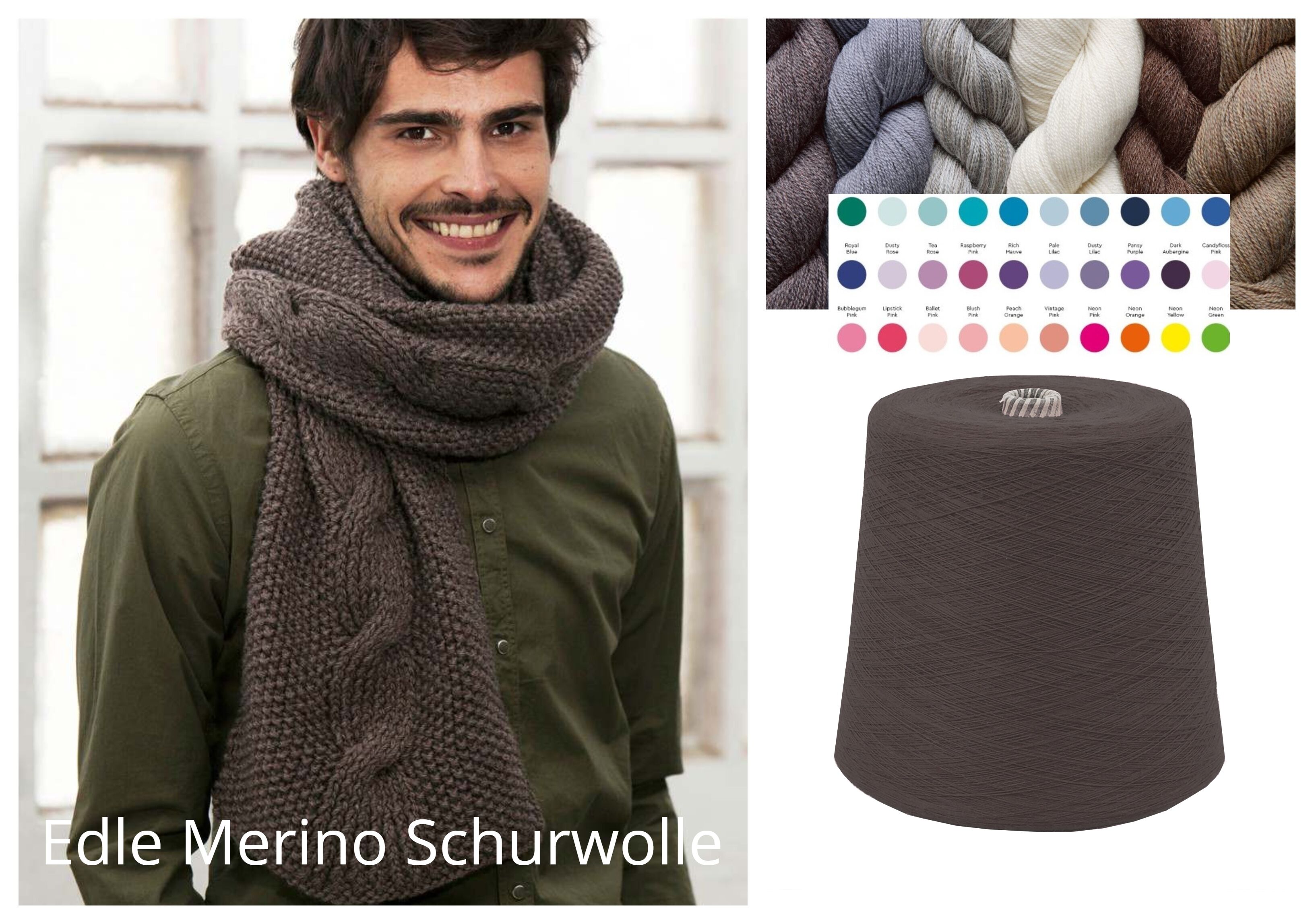 STRICKWOLLE - dicke SCHURWOLLE 1 KG Konen/1000 Gramm Dunkelbraun STRICKWOLLE - dicke SCHURWOLLE 1 KG Konen/1000 Gramm Dunkelbraun