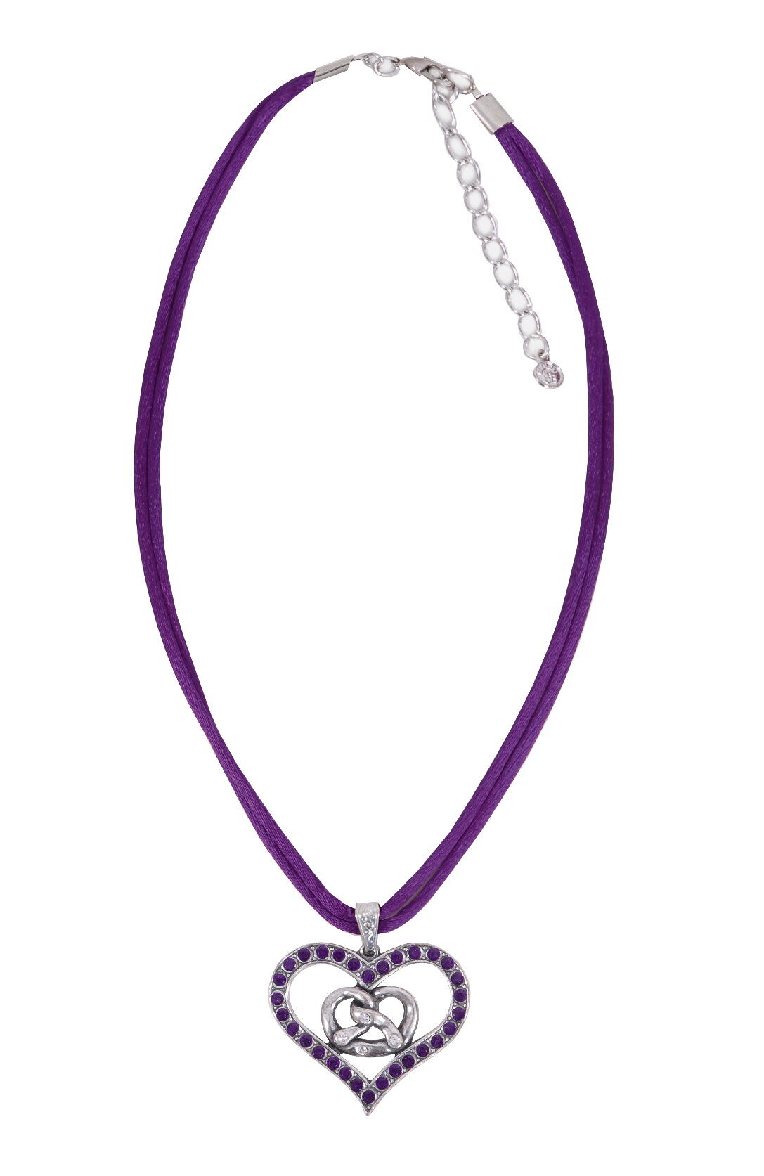 Trachtenkette Herz Breze Swarovski Kristall Trachtenkette Herz Breze Swarovski Kristall
