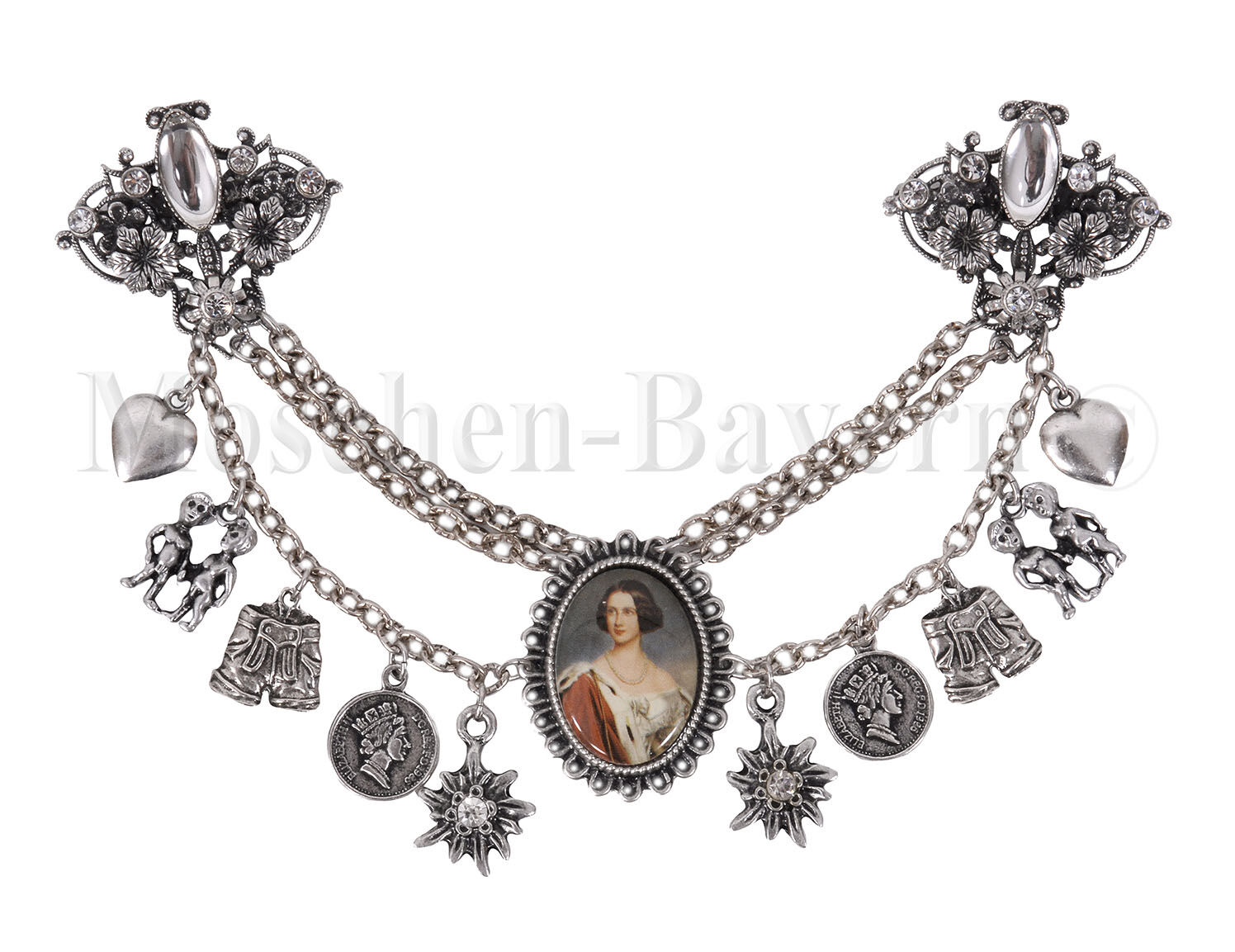 Charivari Charivari Wien mit Medaillon Dirndlschmuck Charivari Charivari Wien mit Medaillon Dirndlschmuck