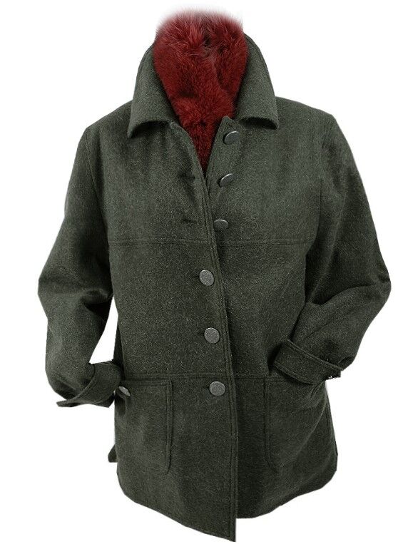 PREMIUM Trachtenjanker Mohair Outdoor-Jacke Damen Anthrazit + Blau + Grün PREMIUM Trachtenjanker Mohair Outdoor-Jacke Damen Anthrazit + Blau + Grün