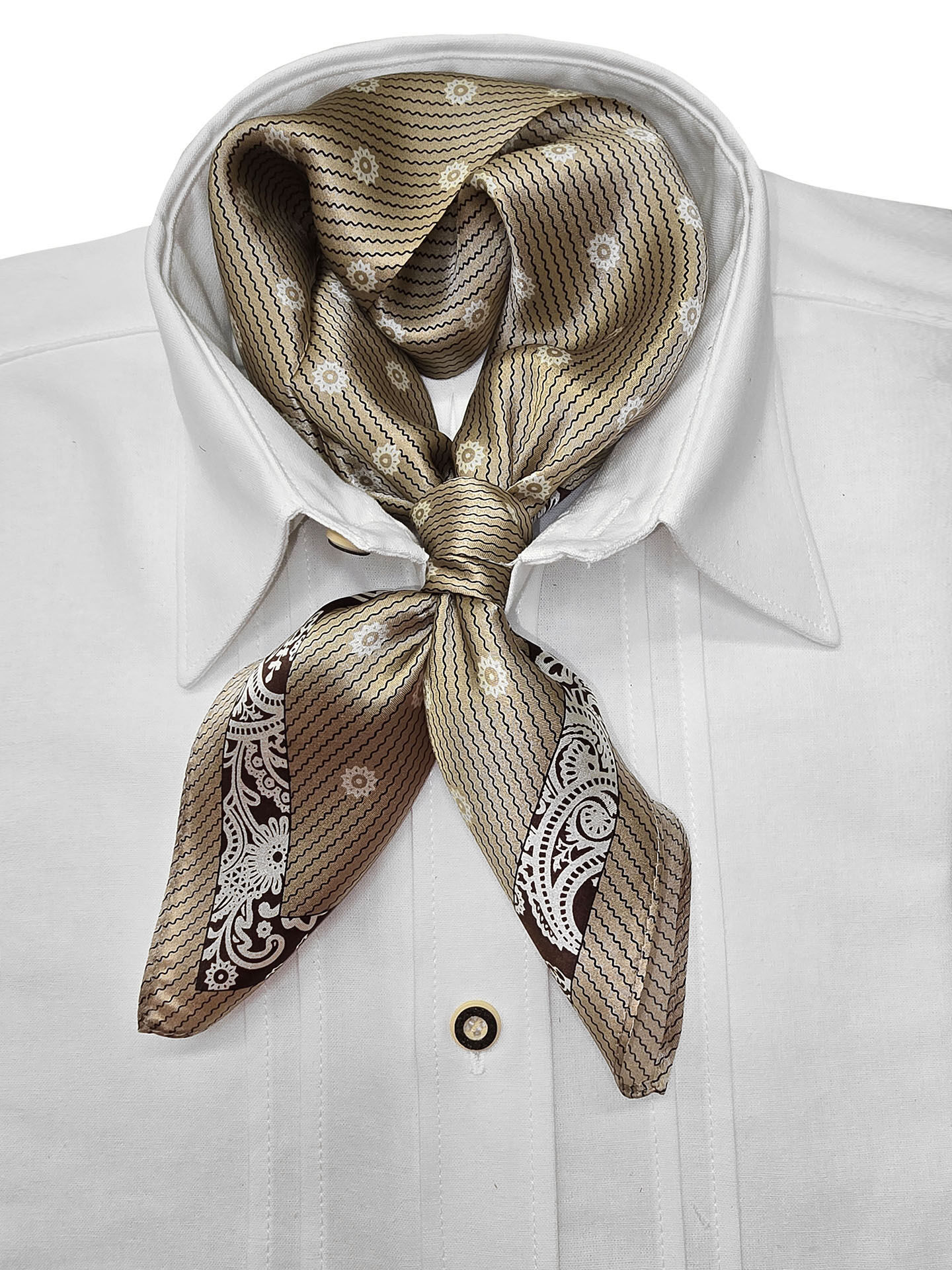 Trachtenhalstuch Seidentuch Nickituch 53x53 100% Seide