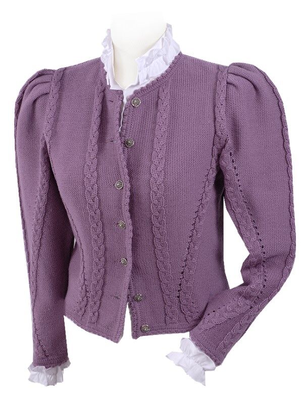 Trachtenstrickjacke Damen Dirndljacke MERINO SCHURWOLLE Beere Trachtenstrickjacke Damen Dirndljacke MERINO SCHURWOLLE Beere