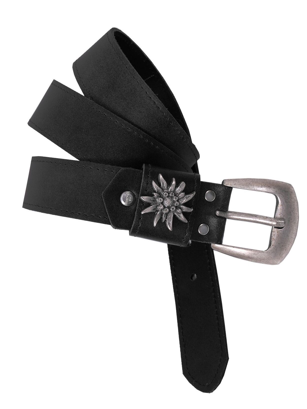 Trachtengürtel Edelweiß Dunkelbraun + Hellbraun + Schwarz Trachtengürtel Edelweiß Dunkelbraun + Hellbraun + Schwarz