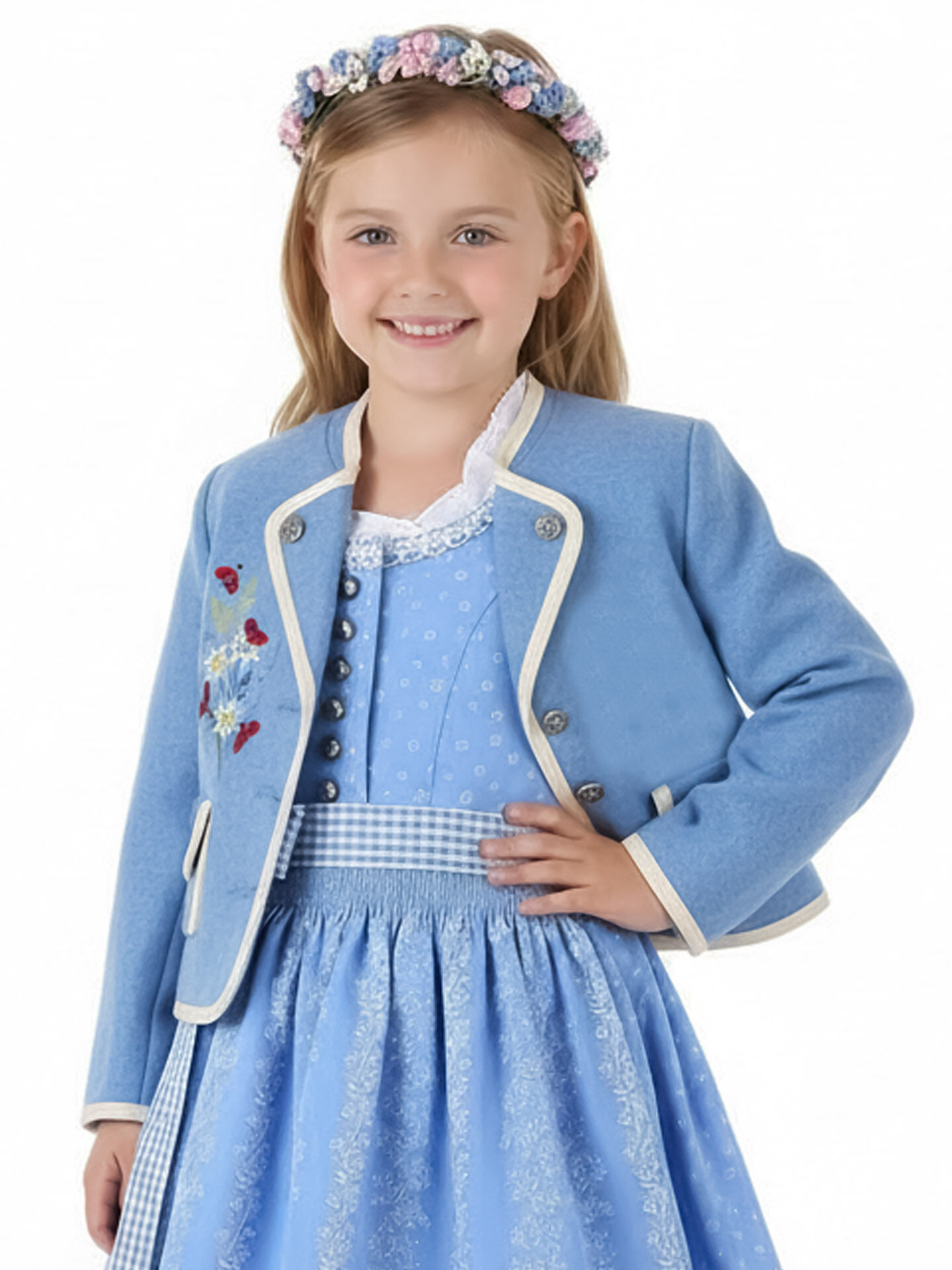 Trachtenjacke Mädchen Madl 100% Merinowolle