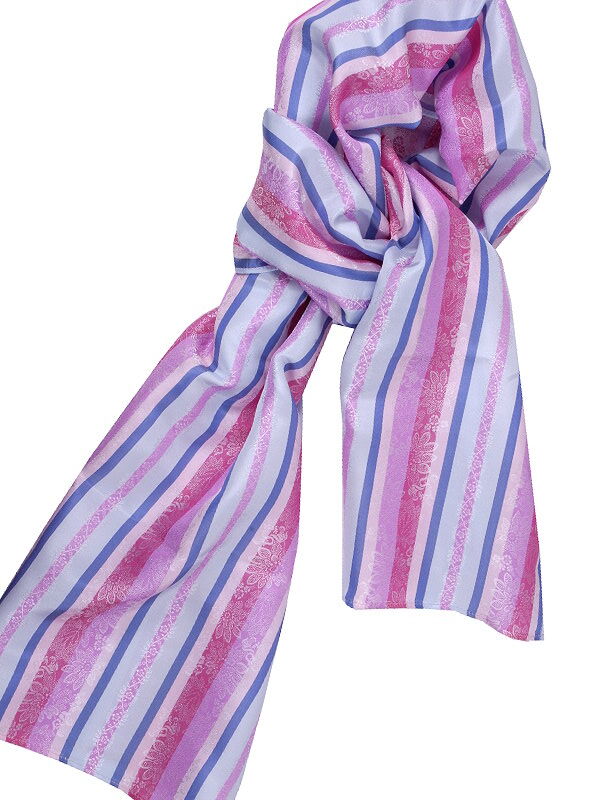 PREMIUM Trachtenschal Damen 100% Seide Rosa/Blau PREMIUM Trachtenschal Damen 100% Seide Rosa/Blau