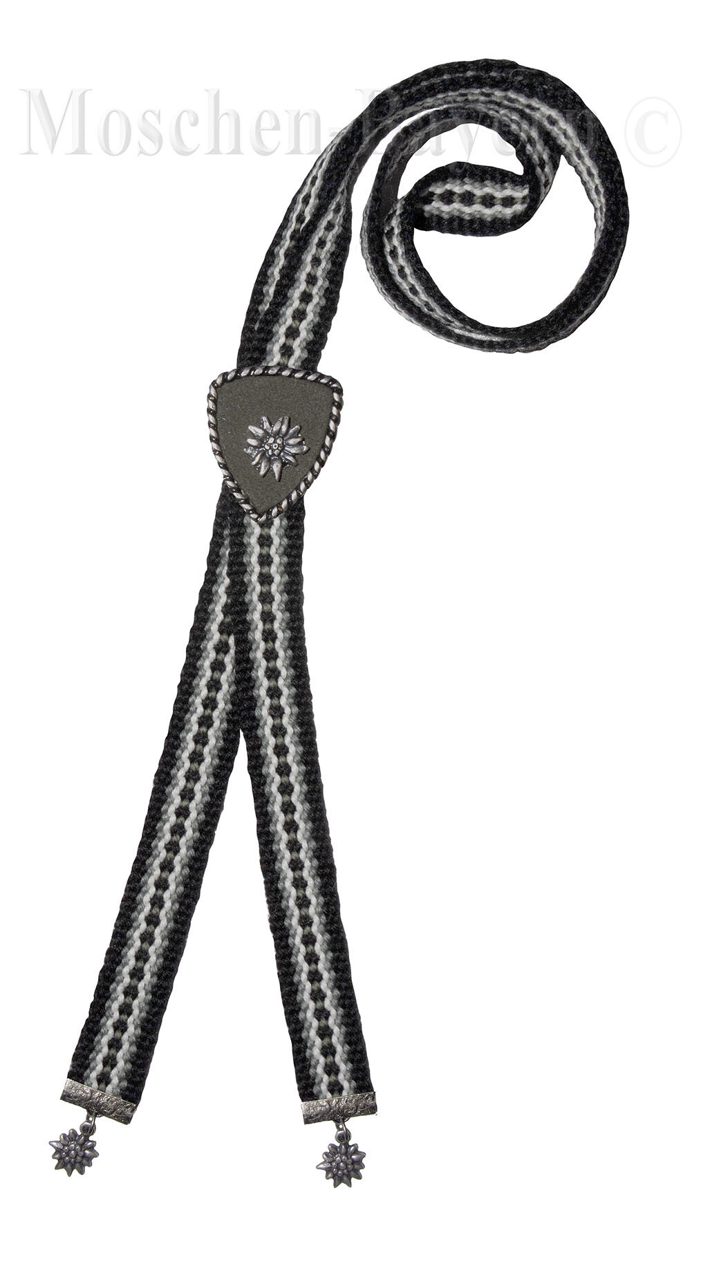 Trachtenband 1 Herren Schwarz-Antik  Trachtenband 1 Herren Schwarz-Antik