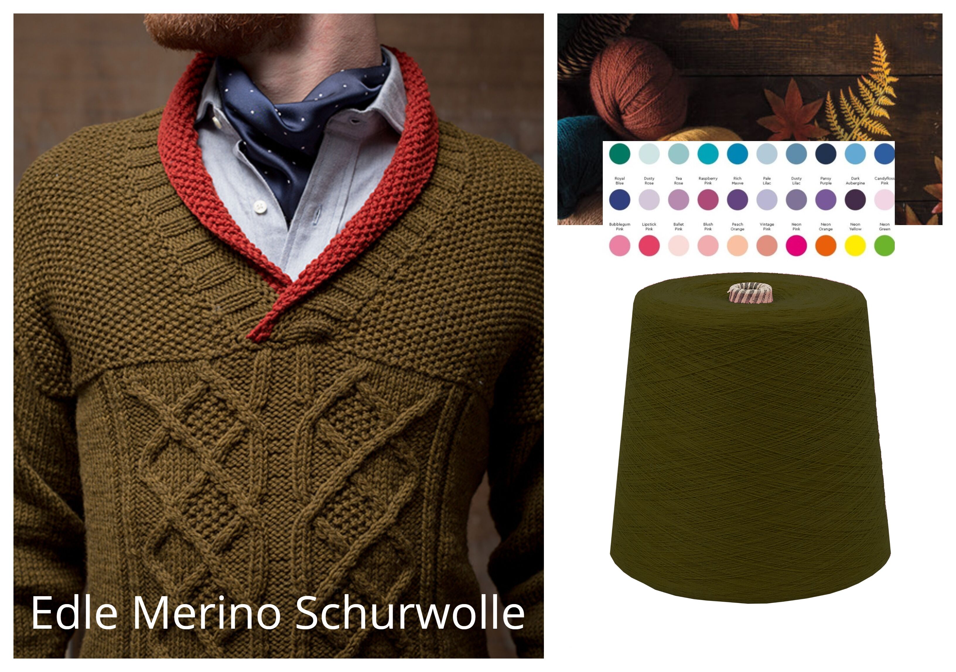WOLLE zum STRICKEN MERINO-SCHURWOLLE 1 KG Konen/1000 Gramm Grün Dunkeloliv WOLLE zum STRICKEN MERINO-SCHURWOLLE 1 KG Konen/1000 Gramm Grün Dunkeloliv