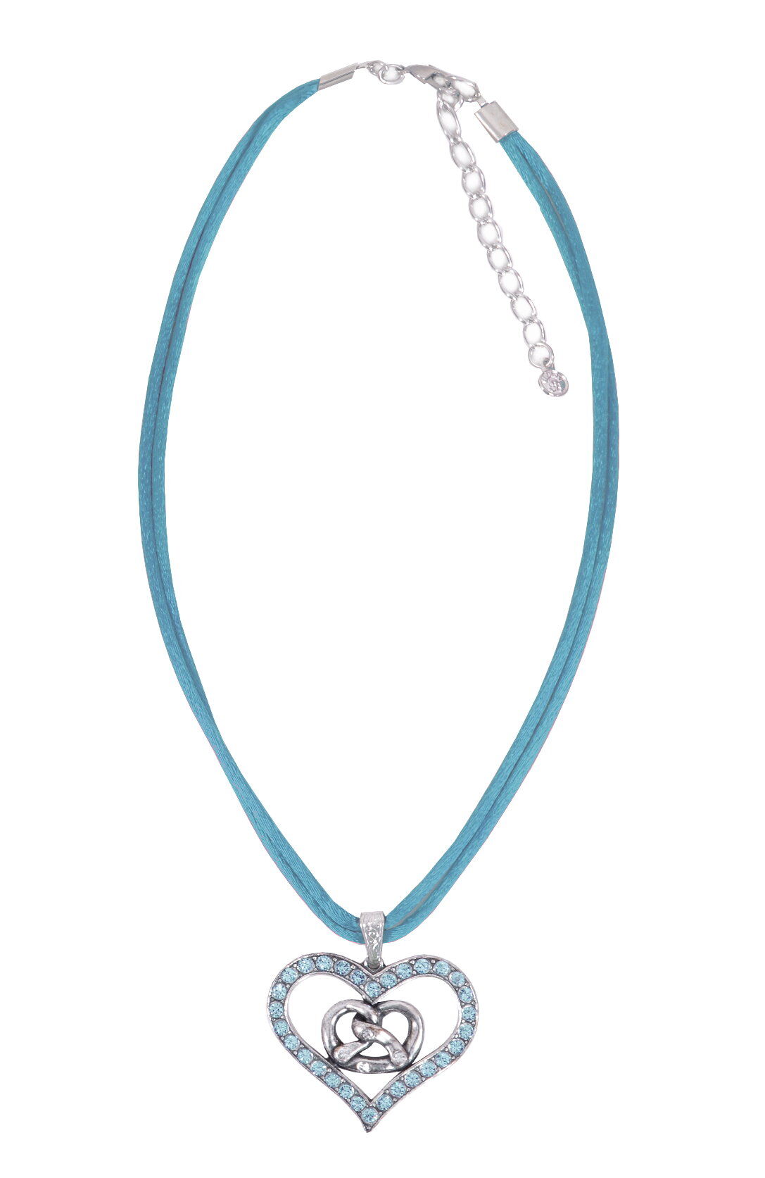 Trachtenkette Herz Breze Swarovski Kristall