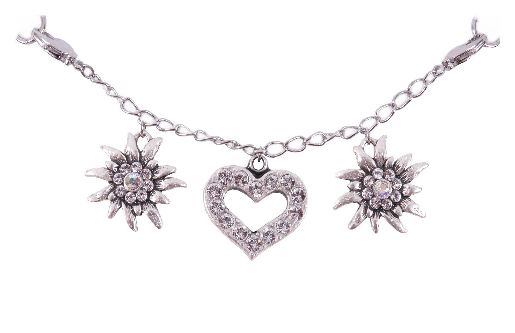 Charivari Herz-Edelweiß Dirndlschmuck Charivari Herz-Edelweiß Dirndlschmuck