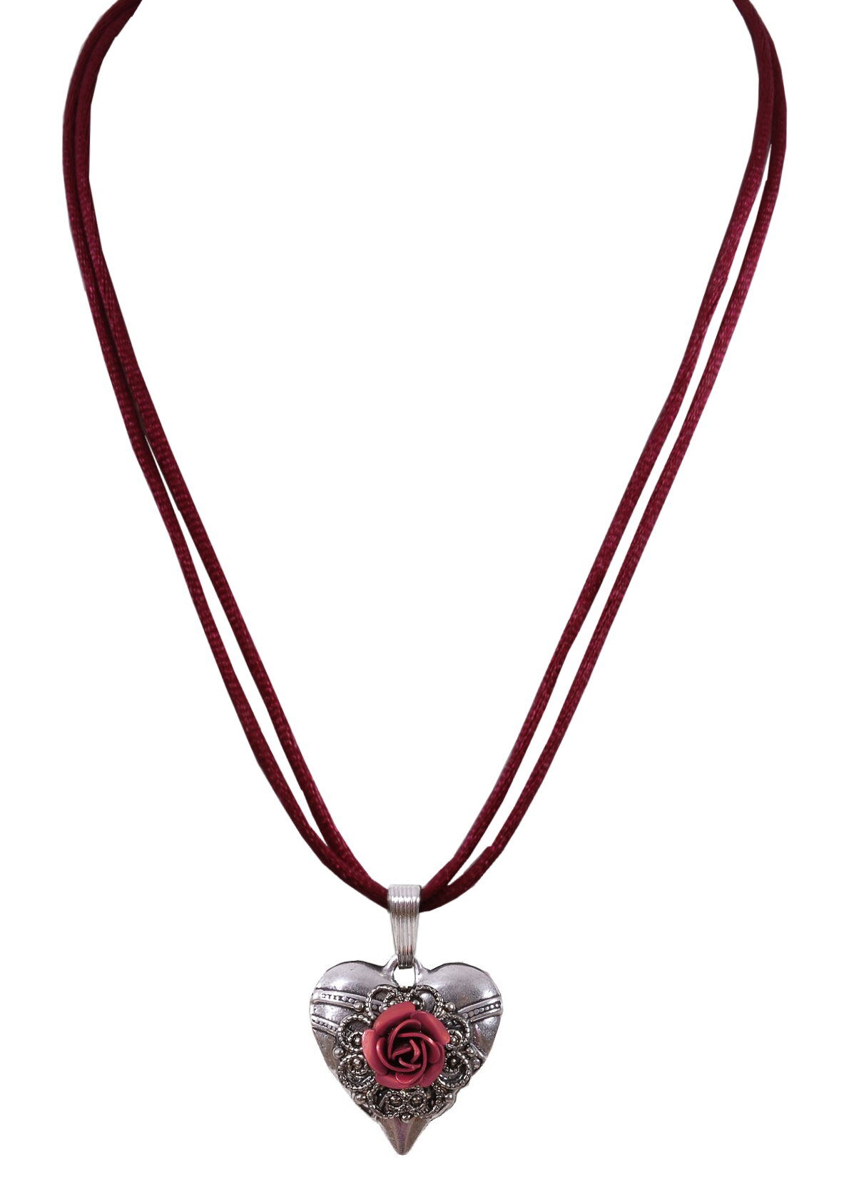 Trachtenkette Herz mit Rose Trachtenkette Herz mit Rose