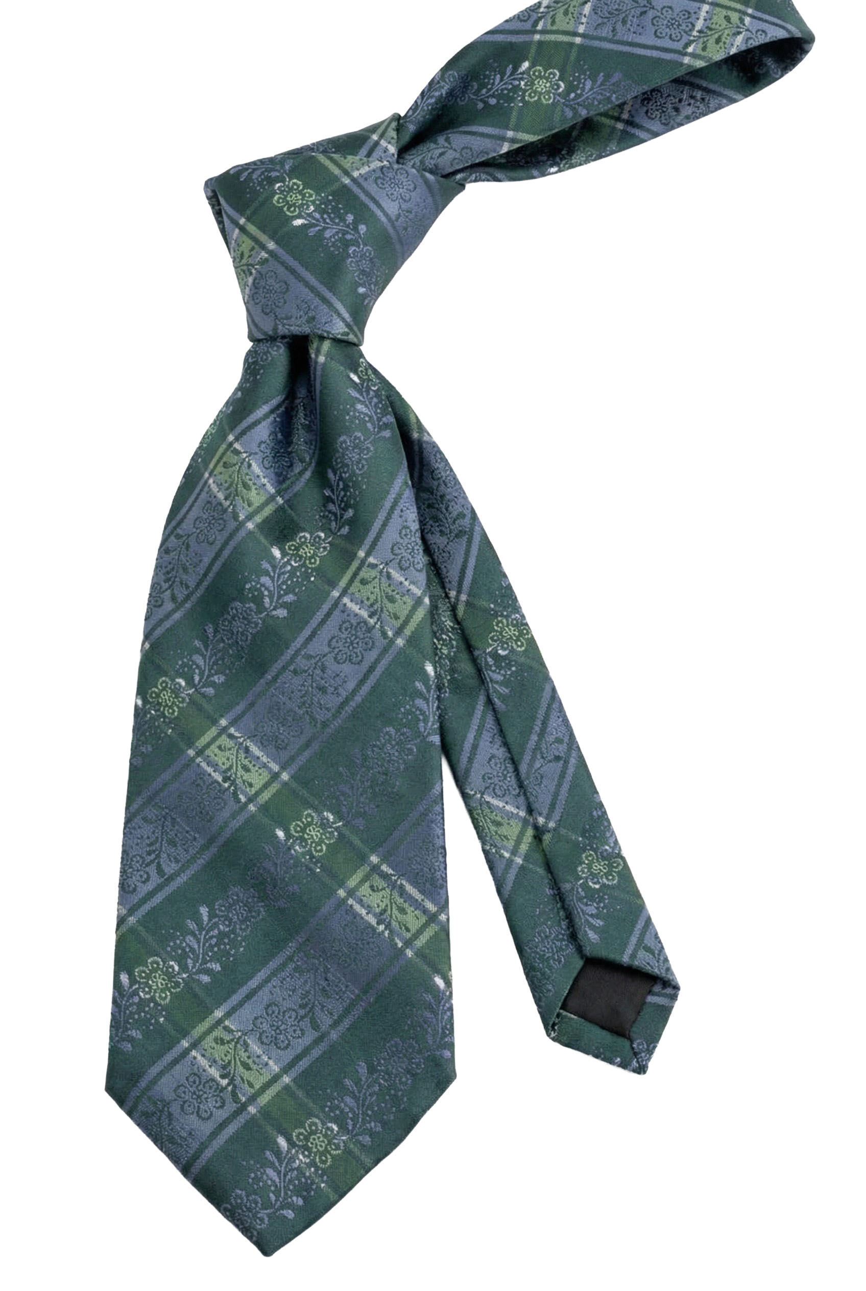 Trachtenkrawatte 100% Seide Blau