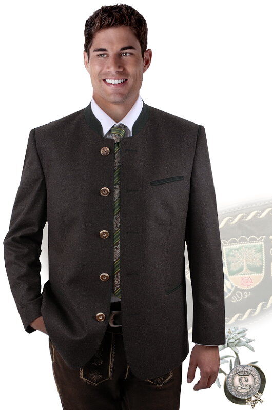 PREMIUM Trachtenblazer Lodenblazer Herren Sakko Braun 100% Schurwolle PREMIUM Trachtenblazer Lodenblazer Herren Sakko Braun 100% Schurwolle