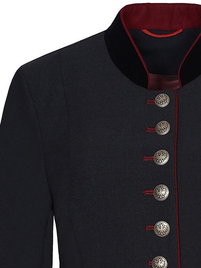 PREMIUM Trachtenblazer Gehrock "KURZ" Damen  Anthrazit-Schwarz FESTLICH PREMIUM Trachtenblazer Gehrock "KURZ" Damen  Anthrazit-Schwarz FESTLICH
