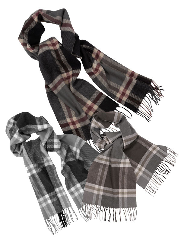 Karoschal Herren Winterschal Wolle/Viskose