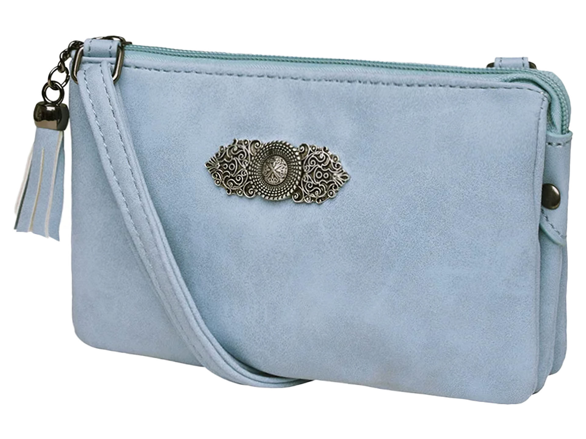 Trachtentasche - Dirndltasche Alpsee klein - Blau Hellblau