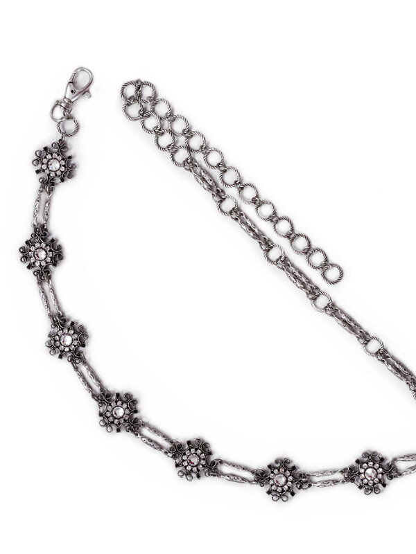 Dirndlgürtel-Schürzengürtel Stelline Altsilber Dirndlgürtel-Schürzengürtel Stelline Altsilber