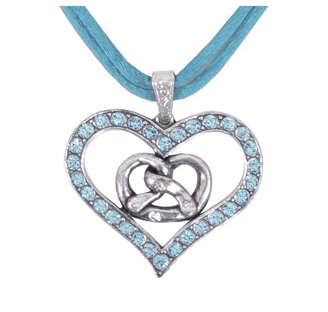 Trachtenkette Herz Breze Swarovski Kristall
