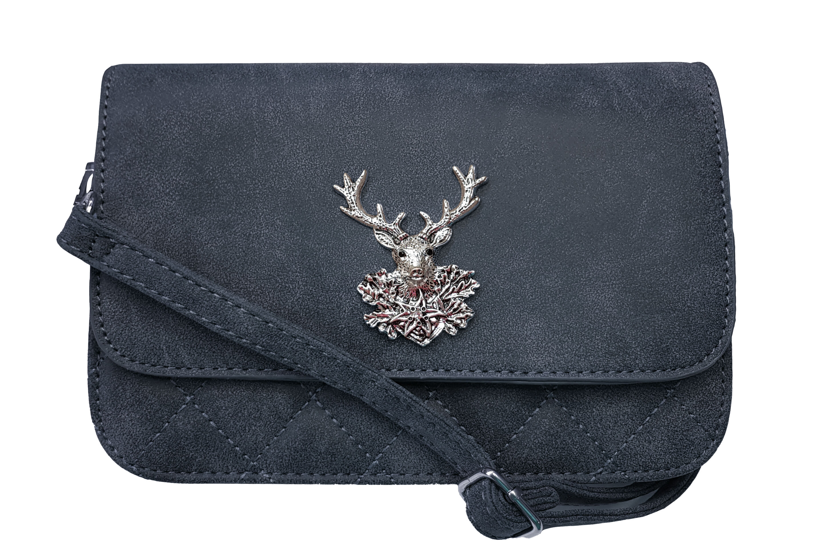 Trachtentasche - Dirndltasche Hirscherl in Marineblau