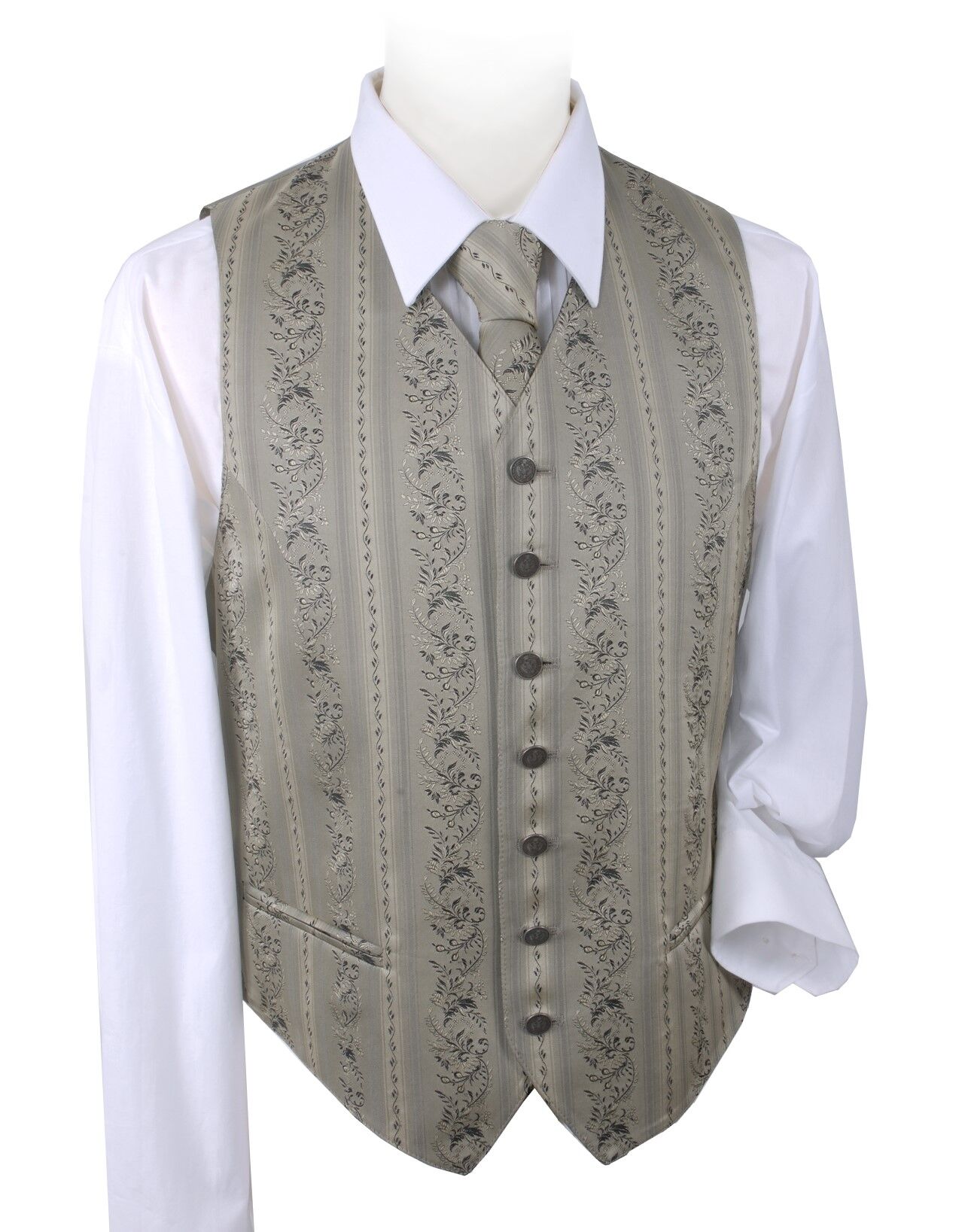 PREMIUM Trachtenweste Seidenweste Gilet Beige FESTLICH PREMIUM Trachtenweste Seidenweste Gilet Beige FESTLICH