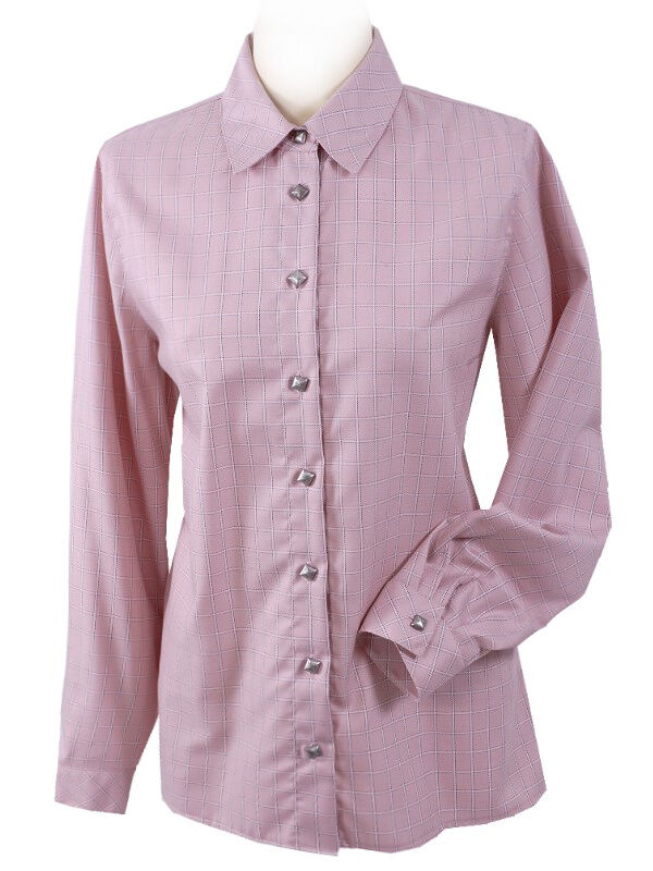 Trachtenbluse Damen Langarm kariert Rosa Trachtenbluse Damen Langarm kariert Rosa