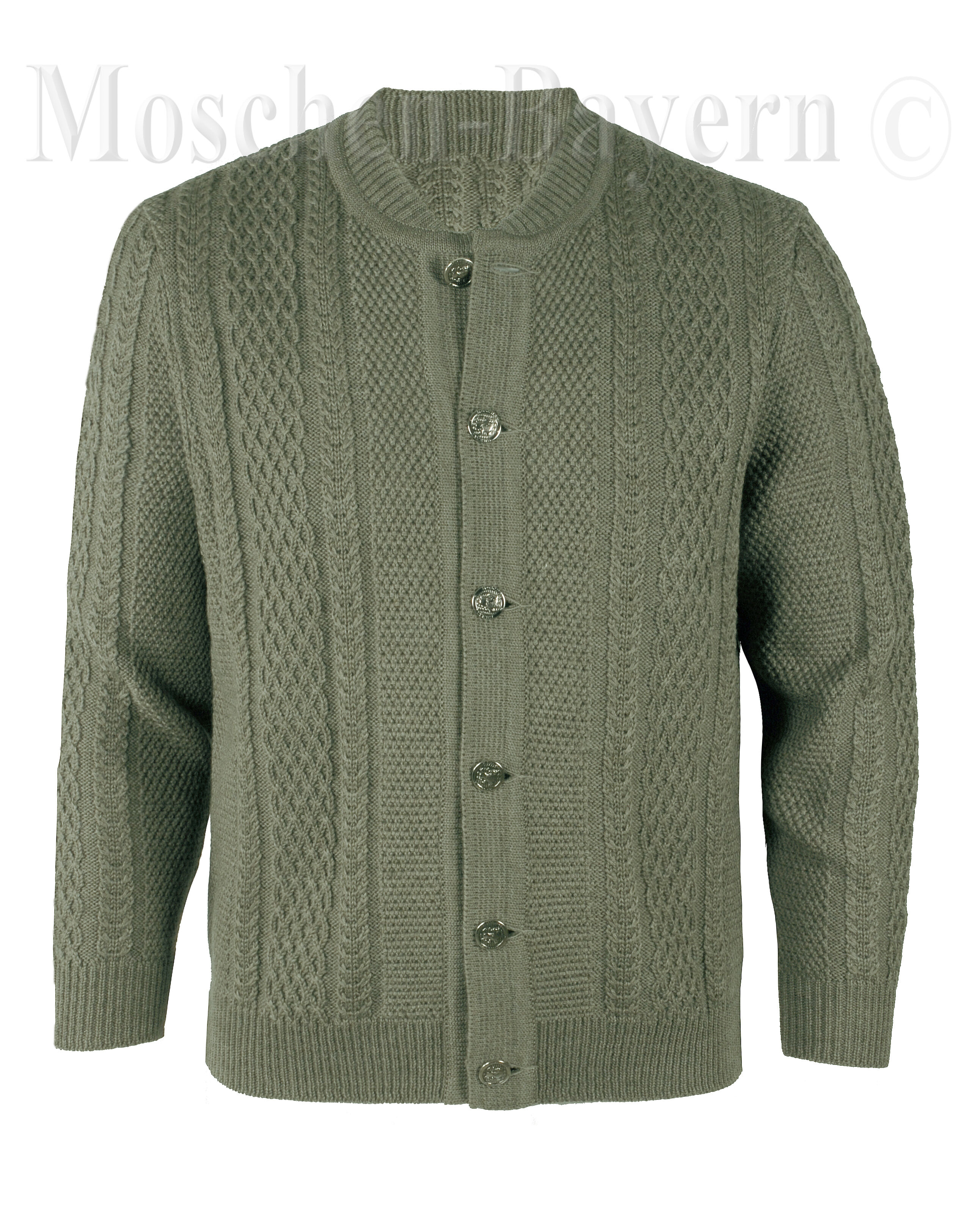 PREMIUM Trachtenstrickjacke Herren 100% Schurwolle Trachtenjanker Jagd Grün PREMIUM Trachtenstrickjacke Herren 100% Schurwolle Trachtenjanker Jagd Grün