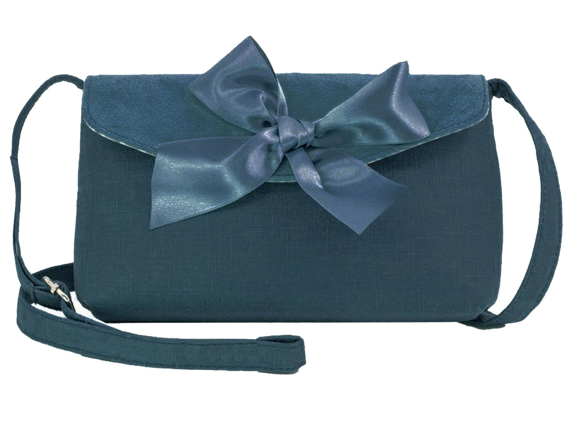 Trachtentasche Dirndltasche mit Schleife Blau