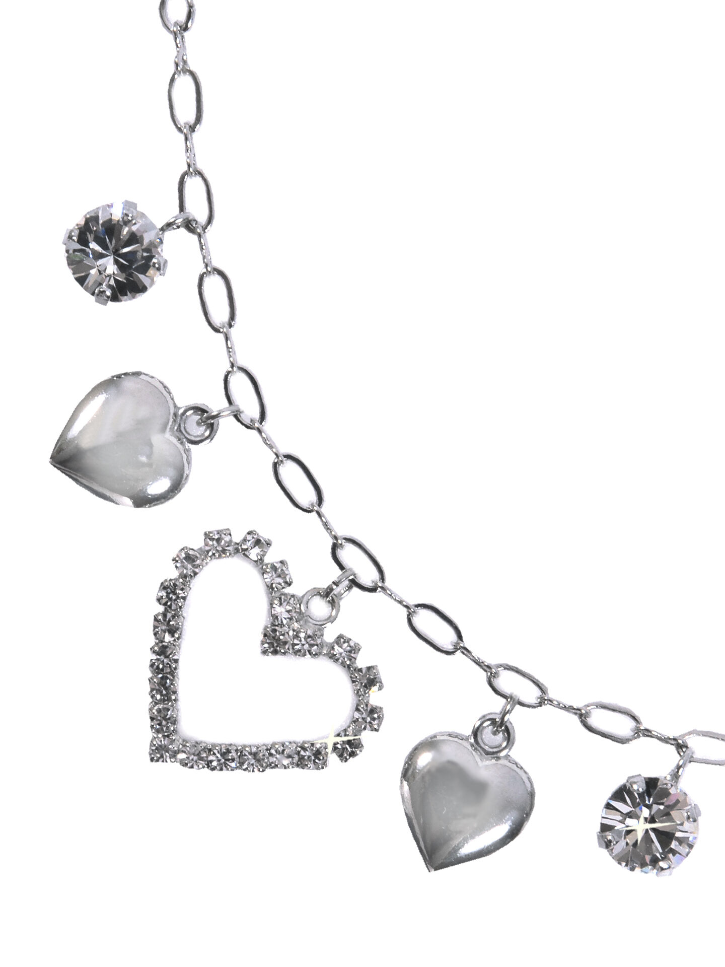Charivari 3 Herzerl  Dirndlschmuck  Charivari 3 Herzerl  Dirndlschmuck
