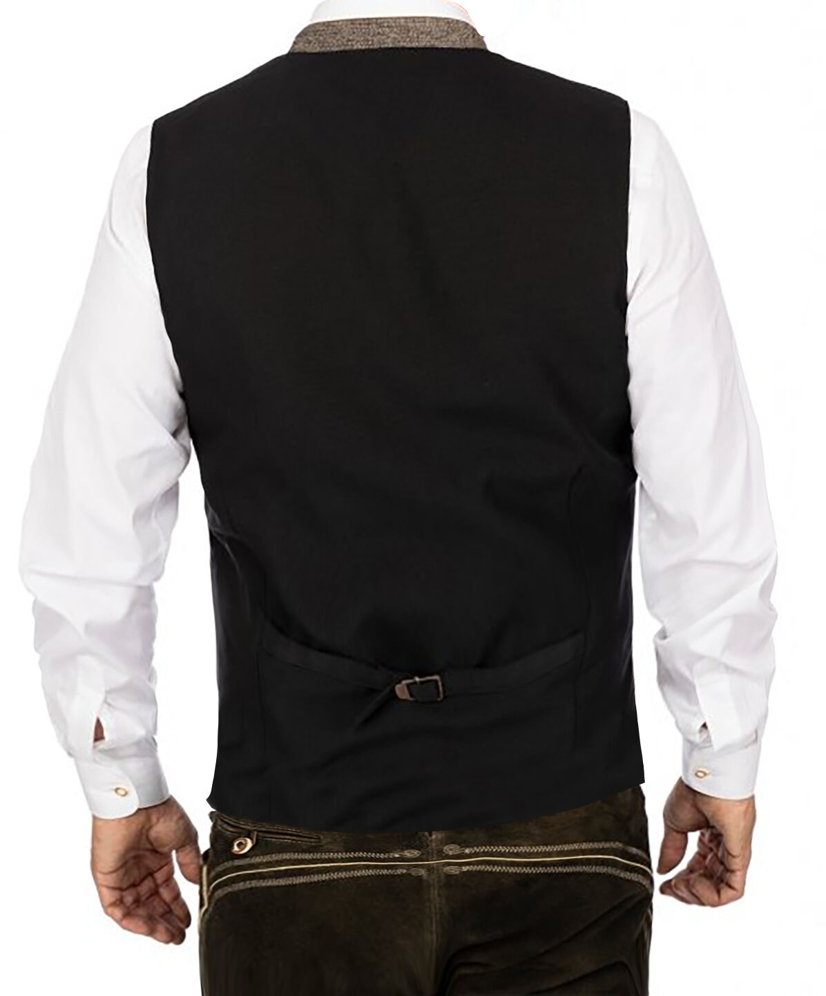 Klassische Trachtenweste Herren Lodenweste Gilet Wolle Mittelgrau Klassische Trachtenweste Herren Lodenweste Gilet Wolle Mittelgrau