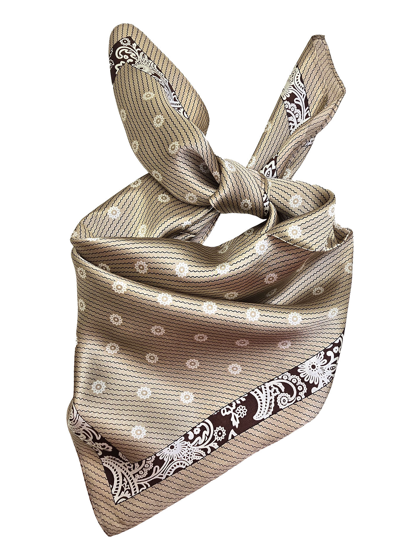 Trachtenhalstuch Seidentuch Nickituch 53x53 100% Seide