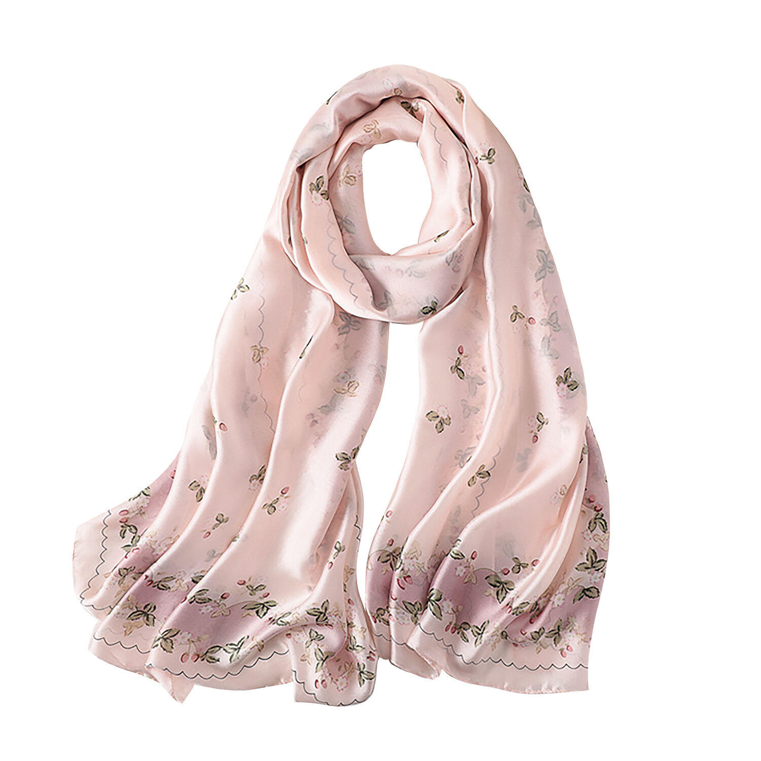 Trachtentuch Stola Dirndltuch Silk-Feeling Rosa Trachtentuch Stola Dirndltuch Silk-Feeling Rosa