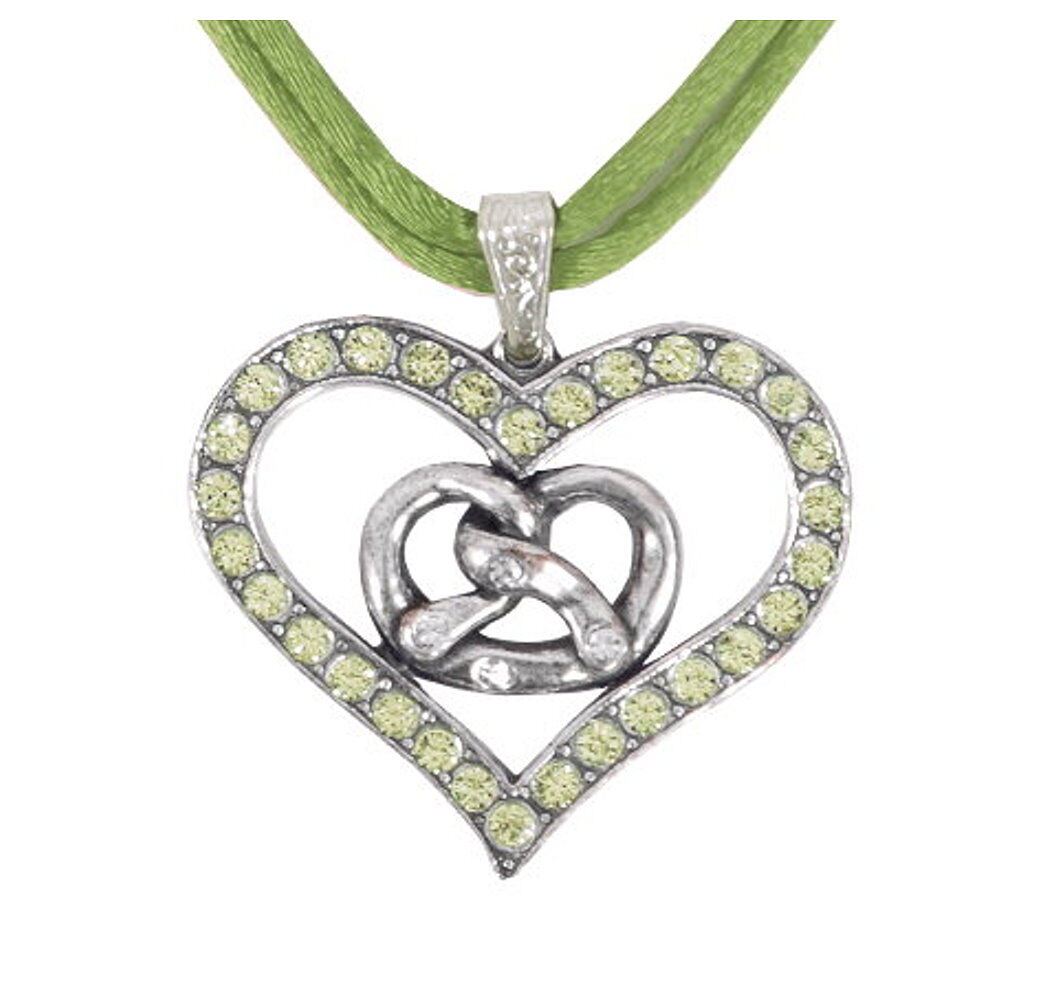 Trachtenkette Herz Breze Swarovski Kristall