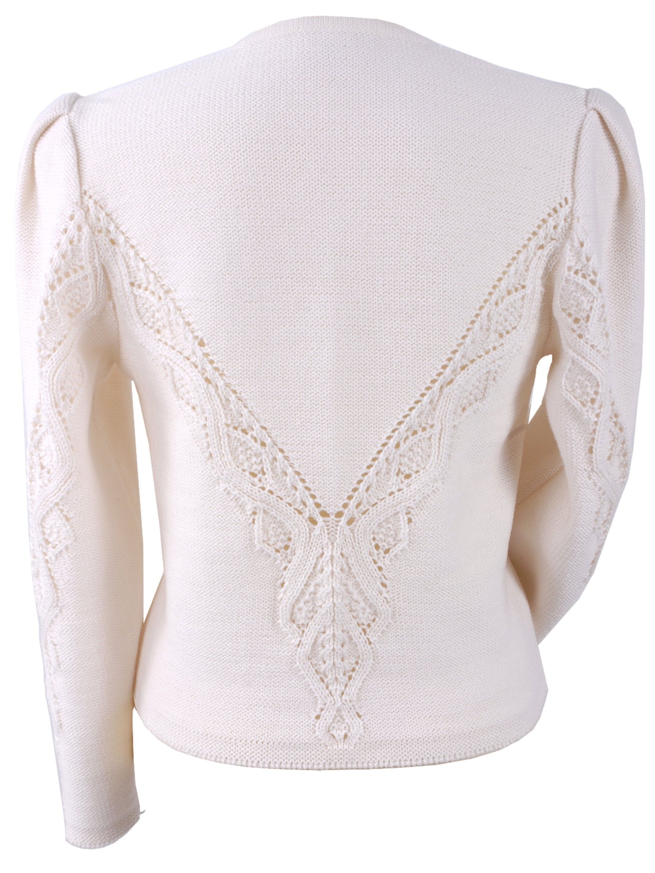 PREMIUM Trachtenstrickjacke Damen Dirndljacke MERINO SCHURWOLLE - festlich für die Braut + Hochzeit Creme PREMIUM Trachtenstrickjacke Damen Dirndljacke MERINO SCHURWOLLE - festlich für die Braut + Hochzeit Creme