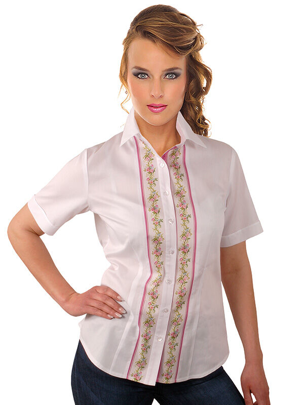 Trachtenbluse-Trachtenshirt-Damen-kurzarm-weiss-555022-front2 Trachtenbluse-Trachtenshirt-Damen-kurzarm-weiss-555022-front2