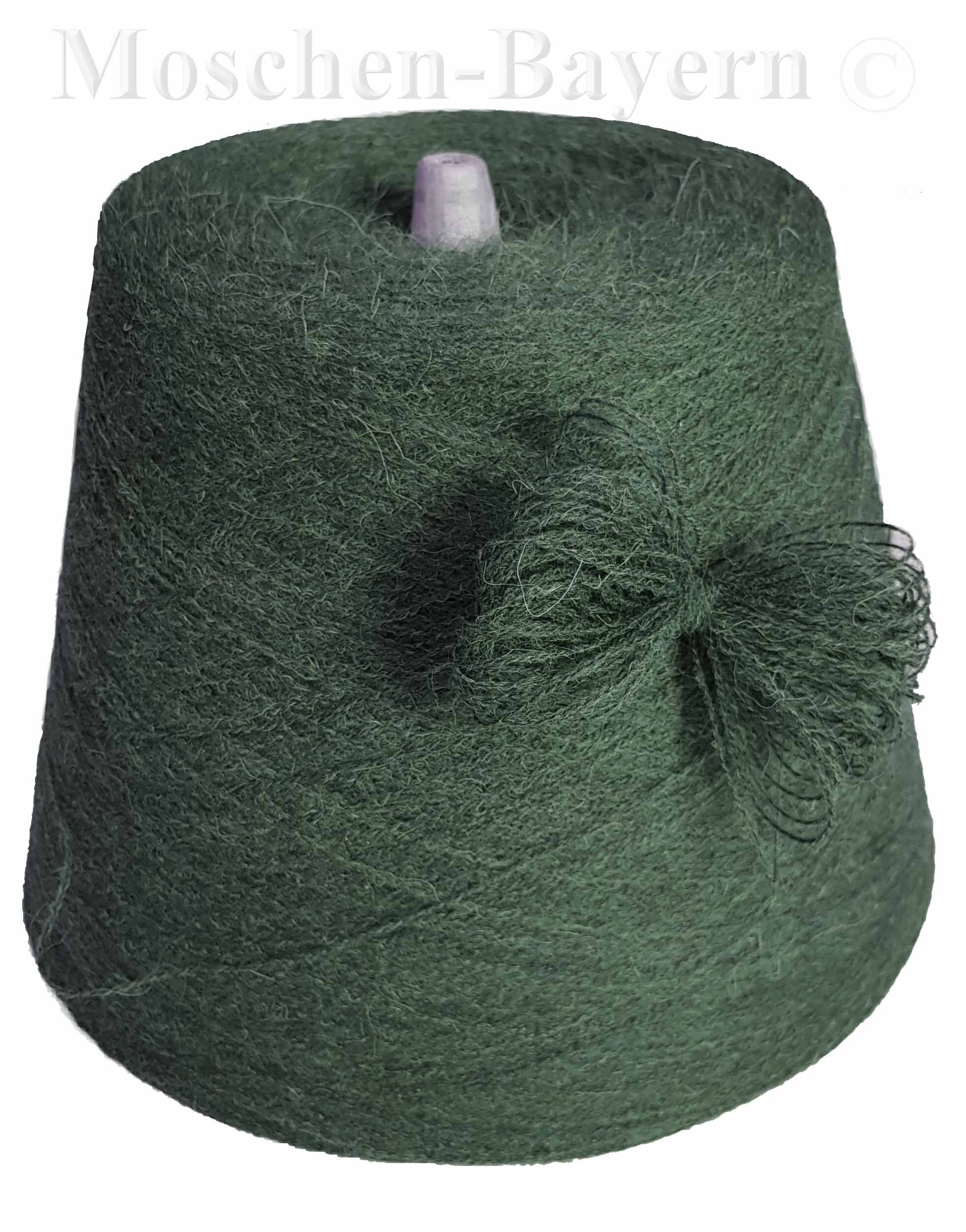 PREMIUM MOHAIR/SCHURWOLLE/Mix - STRICKWOLLE - 1 Konen/800 Gramm Grün Tanne PREMIUM MOHAIR/SCHURWOLLE/Mix - STRICKWOLLE - 1 Konen/800 Gramm Grün Tanne