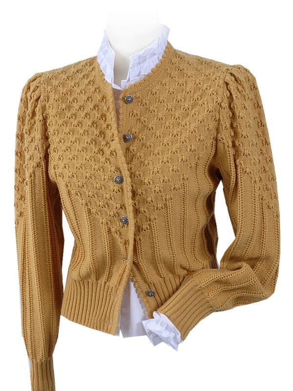Trachtenstrickjacke Damen Dirndljacke MERINO SCHURWOLLE Gelb Mais Trachtenstrickjacke Damen Dirndljacke MERINO SCHURWOLLE Gelb Mais