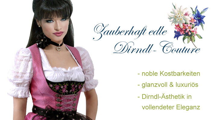 DIRNDL-COUTURE - edle, exklusive, lange Dirndl DIRNDL-COUTURE - edle, exklusive, lange Dirndl