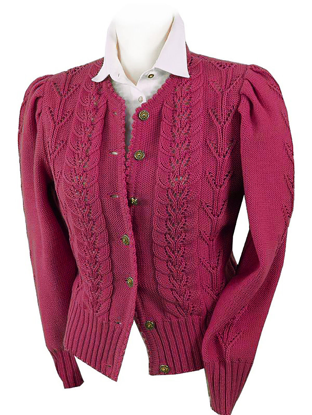 Trachtenstrickjacke Damen Dirndljacke MERINO SCHURWOLLE Rosa Erika Trachtenstrickjacke Damen Dirndljacke MERINO SCHURWOLLE Rosa Erika