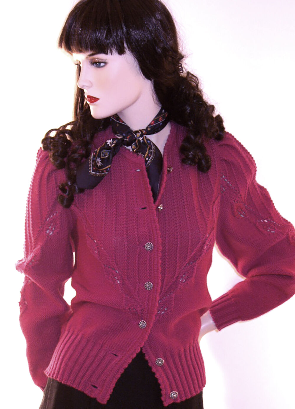 Trachtenstrickjacke Damen Dirndljacke MERINO SCHURWOLLE Pink Erika Trachtenstrickjacke Damen Dirndljacke MERINO SCHURWOLLE Pink Erika