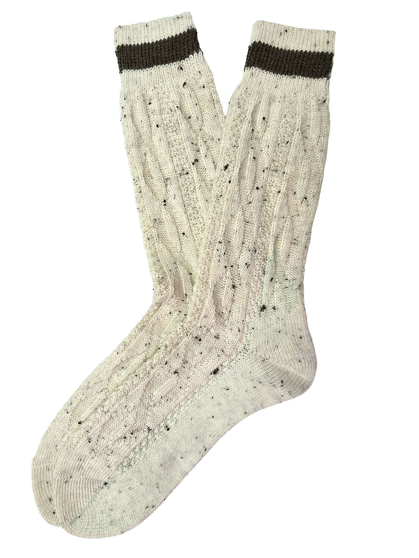Trachtensocken Herren kurz Natur-Braun Trachtensocken Herren kurz Natur-Braun
